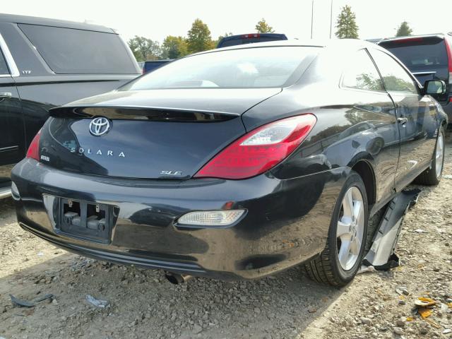 4T1CA30P98U152142 - 2008 TOYOTA CAMRY SOLA BLACK photo 4