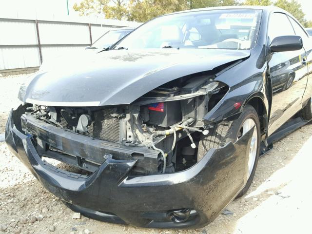 4T1CA30P98U152142 - 2008 TOYOTA CAMRY SOLA BLACK photo 9