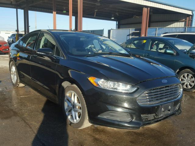 3FA6P0HR0DR376993 - 2013 FORD FUSION BLACK photo 1