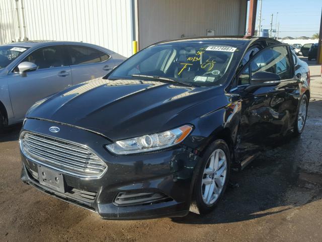 3FA6P0HR0DR376993 - 2013 FORD FUSION BLACK photo 2