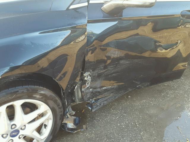 3FA6P0HR0DR376993 - 2013 FORD FUSION BLACK photo 9