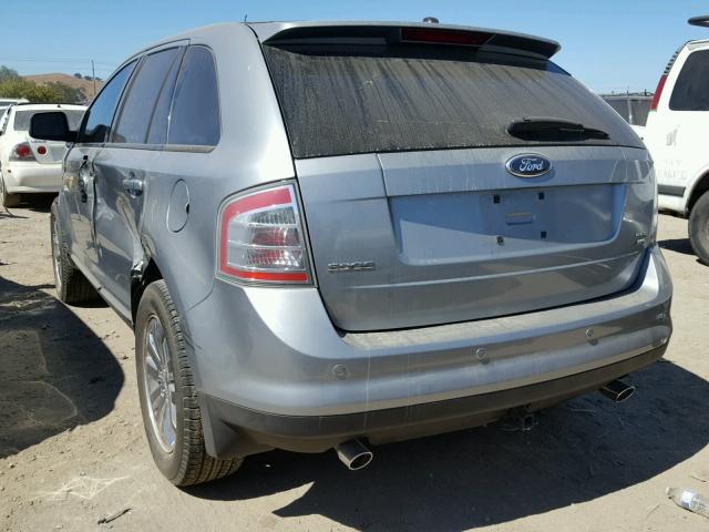 2FMDK49C87BB18284 - 2007 FORD EDGE SEL P SILVER photo 3