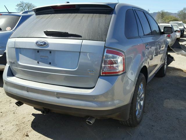 2FMDK49C87BB18284 - 2007 FORD EDGE SEL P SILVER photo 4