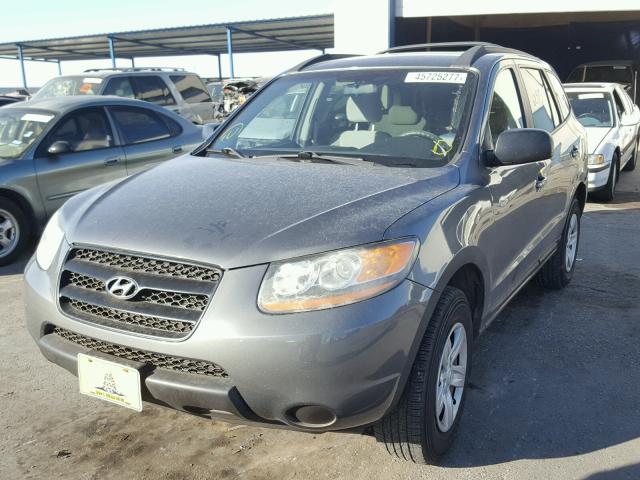 5NMSG13D59H244510 - 2009 HYUNDAI SANTA FE G GRAY photo 2