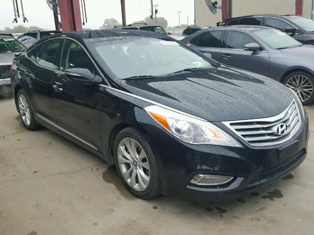 KMHFG4JG7DA201706 - 2013 HYUNDAI AZERA BLACK photo 1