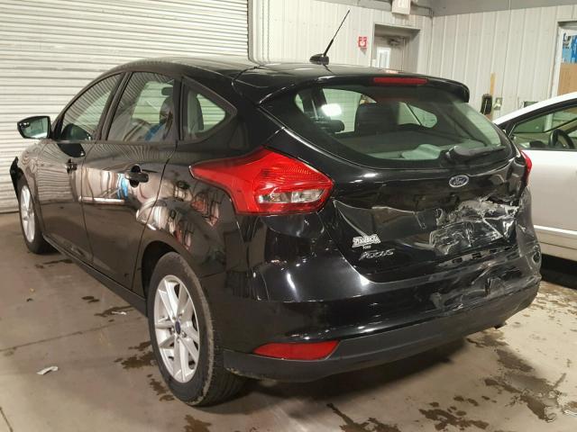 1FADP3K29FL242070 - 2015 FORD FOCUS BLACK photo 3