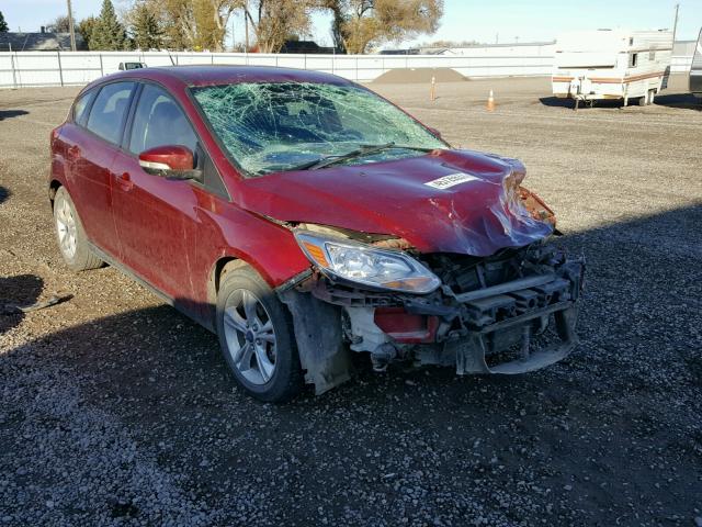 1FADP3K28EL176836 - 2014 FORD FOCUS SE RED photo 1