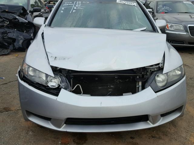 19XFA1F54BE012839 - 2011 HONDA CIVIC SILVER photo 9