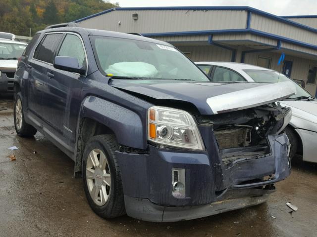 2GKFLVEKXD6217999 - 2013 GMC TERRAIN SL BLUE photo 1