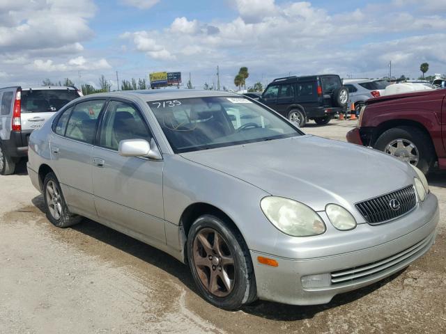 JT8BD69S230187135 - 2003 LEXUS GS 300 SILVER photo 1