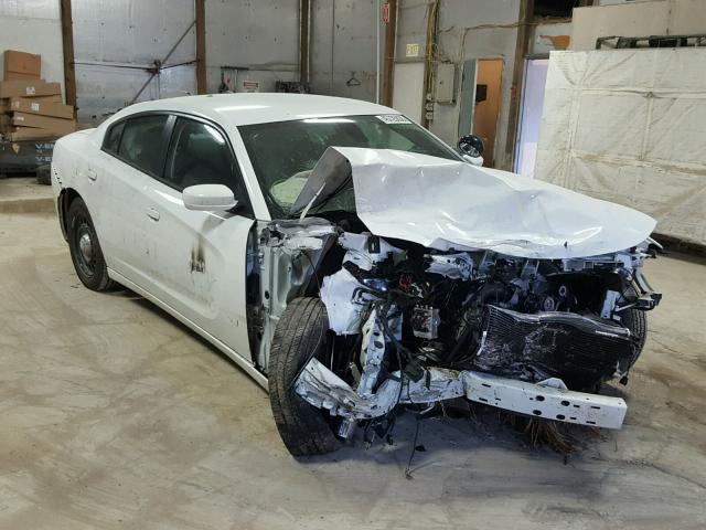 2C3CDXKT7JH218228 - 2018 DODGE CHARGER PO WHITE photo 1