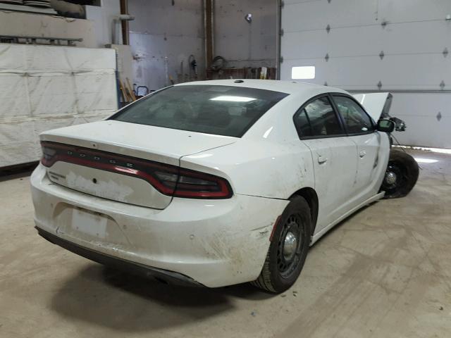 2C3CDXKT7JH218228 - 2018 DODGE CHARGER PO WHITE photo 4