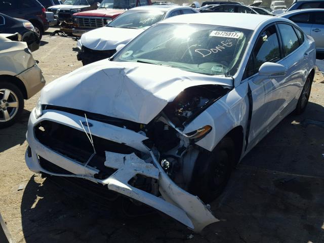 1FA6P0HD0F5124381 - 2015 FORD FUSION SE WHITE photo 2