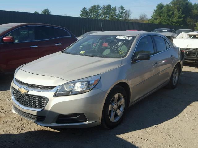 1G11B5SL5FF143916 - 2015 CHEVROLET MALIBU LS GOLD photo 2
