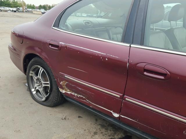 1MEFM55S24A608350 - 2004 MERCURY SABLE LS P BURGUNDY photo 9