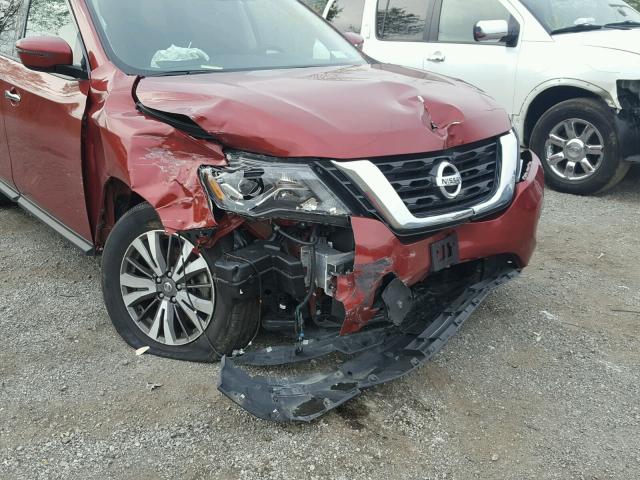 5N1DR2MM5HC616752 - 2017 NISSAN PATHFINDER RED photo 9