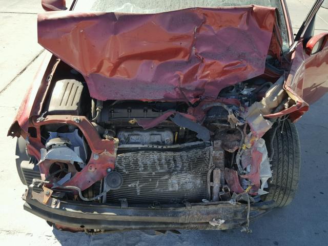 KL1TD52635B346661 - 2005 CHEVROLET AVEO BASE Қызыл фото 7