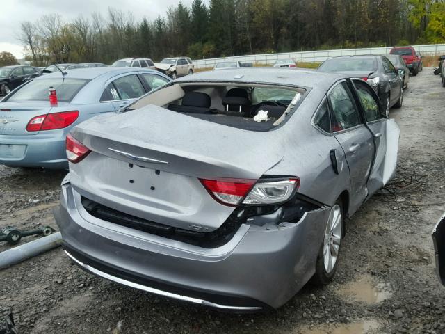 1C3CCCAB2GN116792 - 2016 CHRYSLER 200 LIMITE SILVER photo 4