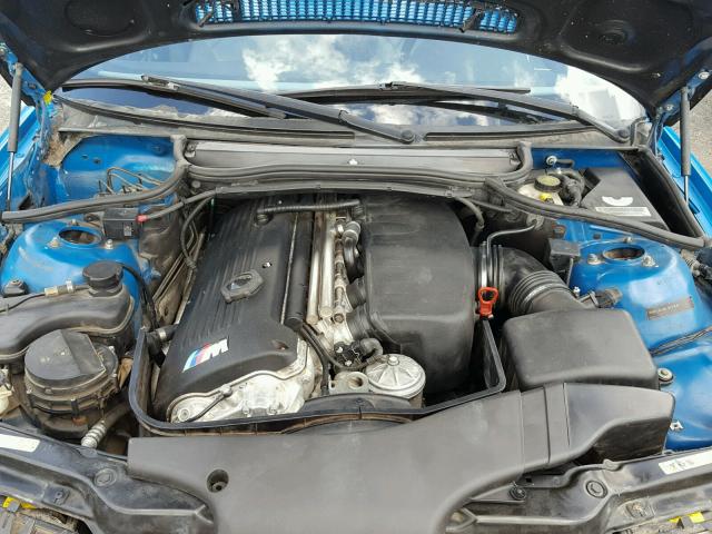 WBSBL93431JR10426 - 2001 BMW M3 CI BLUE photo 7