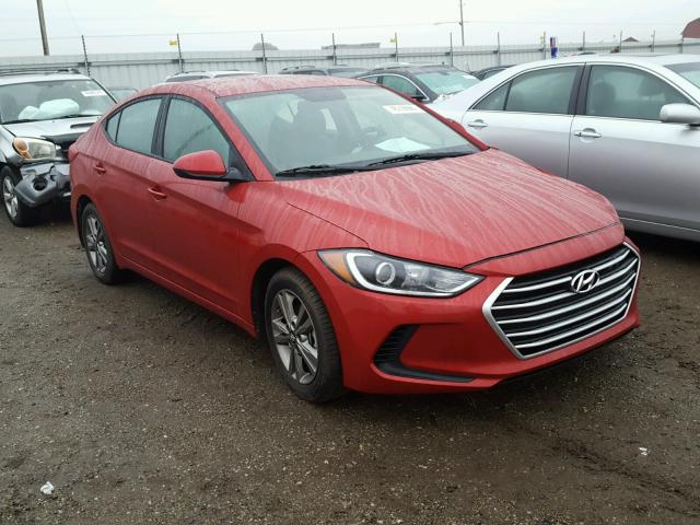 5NPD84LF4HH167820 - 2017 HYUNDAI ELANTRA SE BURGUNDY photo 1