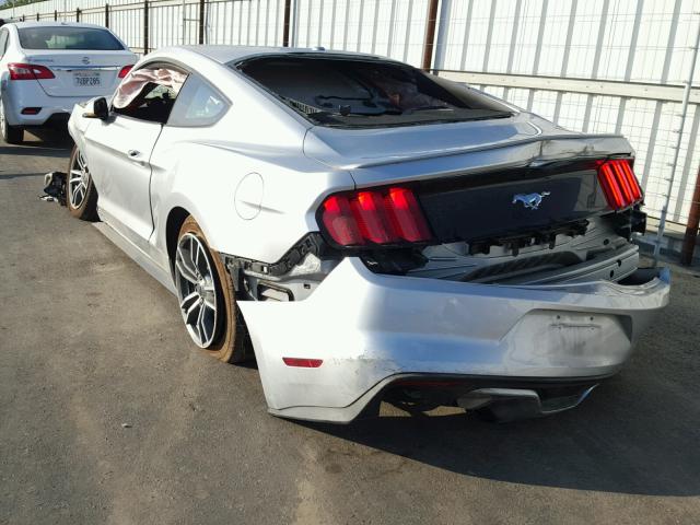 1FA6P8TH8H5278722 - 2017 FORD MUSTANG SILVER photo 3