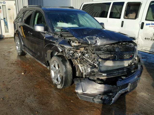 3C4PDCGG4HT564739 - 2017 DODGE JOURNEY CR CHARCOAL photo 1