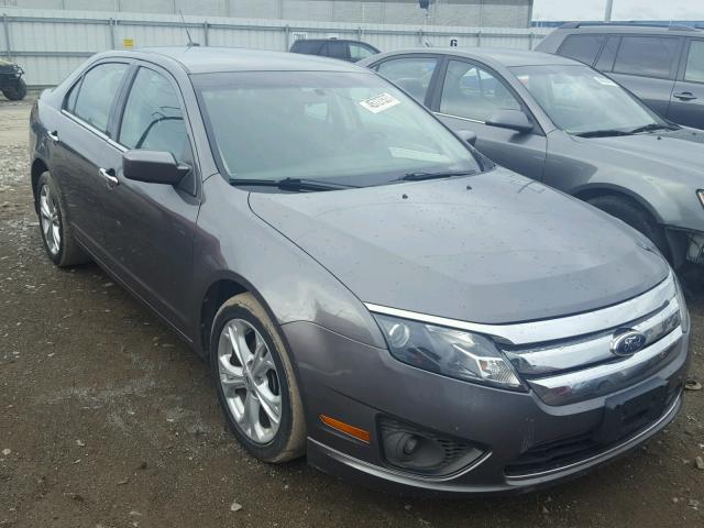 3FAHP0HA7CR350036 - 2012 FORD FUSION SE GRAY photo 1