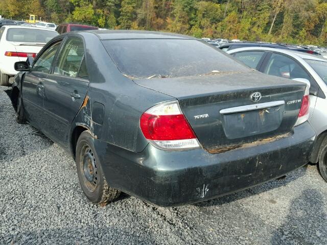 4T1BE32K15U033787 - 2005 TOYOTA CAMRY LE GREEN photo 3