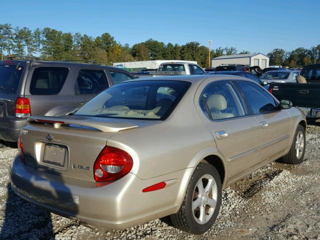 JN1CA31DXYT735661 - 2000 NISSAN MAXIMA GOLD photo 4