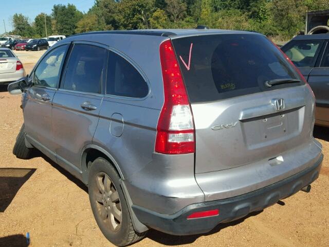 JHLRE38767C006487 - 2007 HONDA CR-V EXL SILVER photo 3