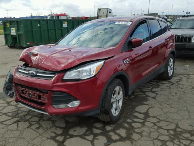 1FMCU0GX2FUC34528 - 2015 FORD ESCAPE SE RED photo 2