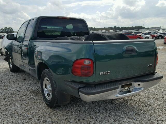 1FTZX0720YKA75808 - 2000 FORD F150 GREEN photo 3