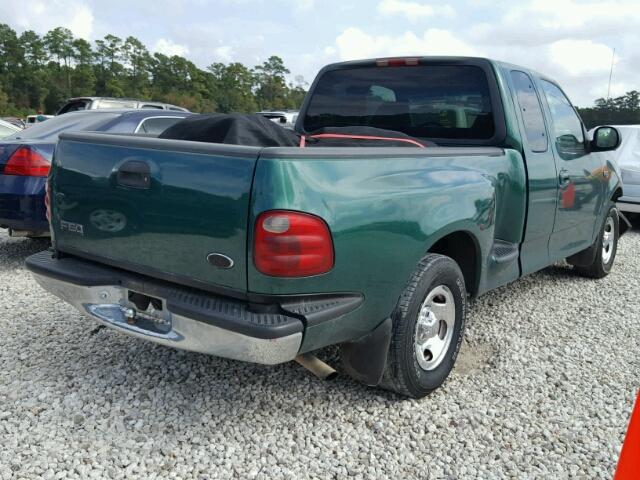 1FTZX0720YKA75808 - 2000 FORD F150 GREEN photo 4