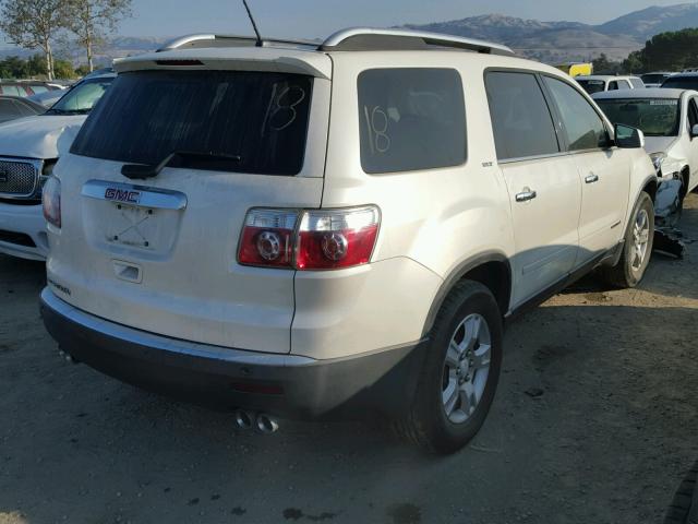 1GKER23788J237782 - 2008 GMC ACADIA SLT თეთრი ფოტო 4