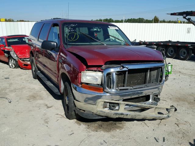 1FMNU40S6YEB35612 - 2000 FORD EXCURSION RED photo 1