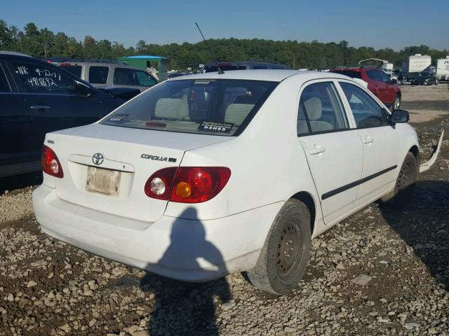 1NXBR32E44Z203430 - 2004 TOYOTA COROLLA WHITE photo 4