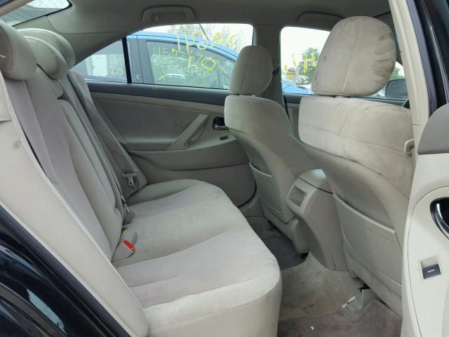 4T1BF3EK5AU090609 - 2010 TOYOTA CAMRY BASE BLACK photo 6