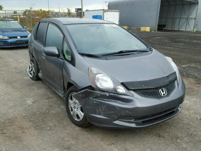 LUCGE8H58C3002611 - 2012 HONDA FIT GRAY photo 1