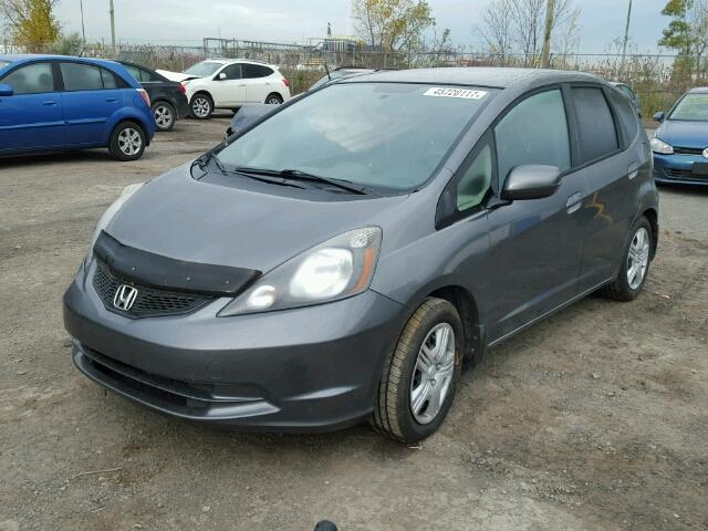 LUCGE8H58C3002611 - 2012 HONDA FIT GRAY photo 2