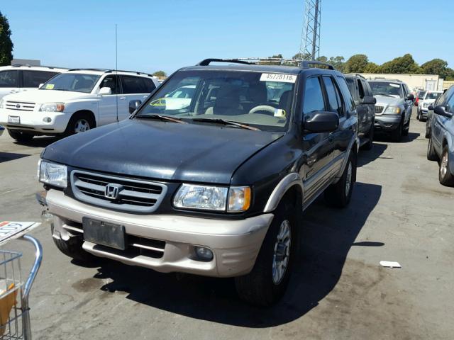 4S6DM58W1Y4401480 - 2000 HONDA PASSPORT E BLACK photo 2