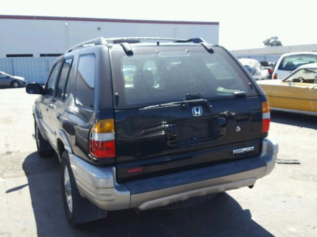 4S6DM58W1Y4401480 - 2000 HONDA PASSPORT E BLACK photo 3