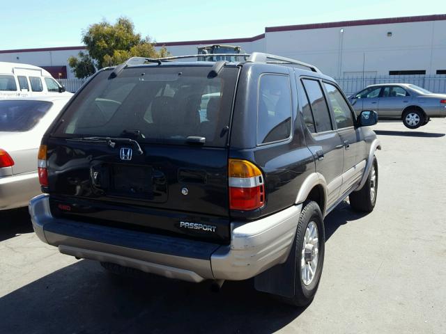 4S6DM58W1Y4401480 - 2000 HONDA PASSPORT E BLACK photo 4