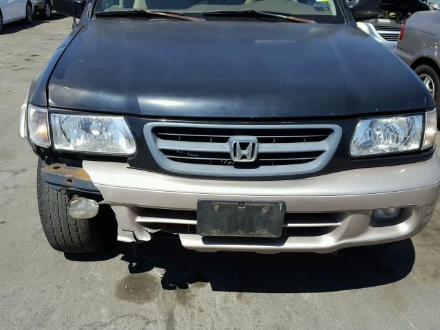 4S6DM58W1Y4401480 - 2000 HONDA PASSPORT E BLACK photo 9