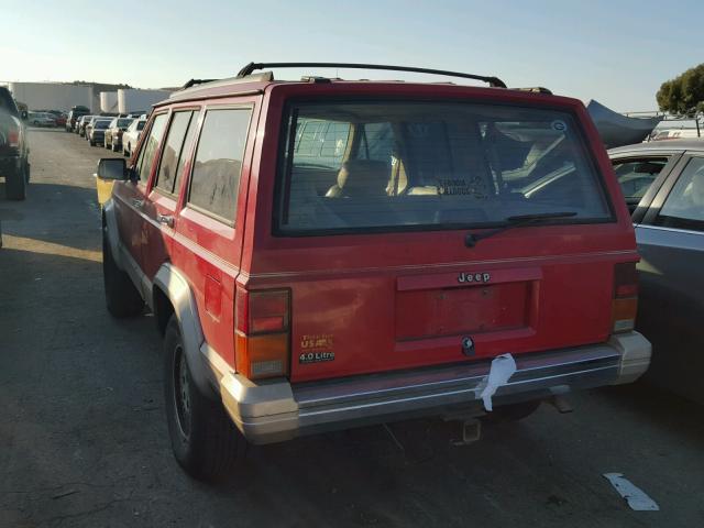 1J4FT78S4RL252761 - 1994 JEEP CHEROKEE C RED photo 3