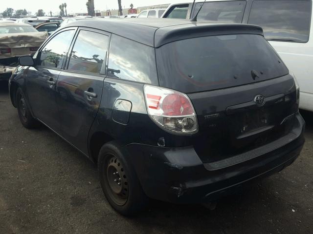 2T1KR32E17C625158 - 2007 TOYOTA COROLLA MA BLACK photo 3