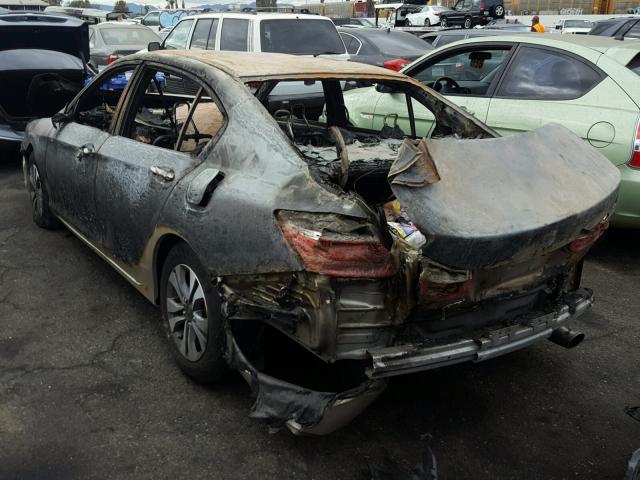 1HGCR2F35DA097309 - 2013 HONDA ACCORD LX BURN photo 3