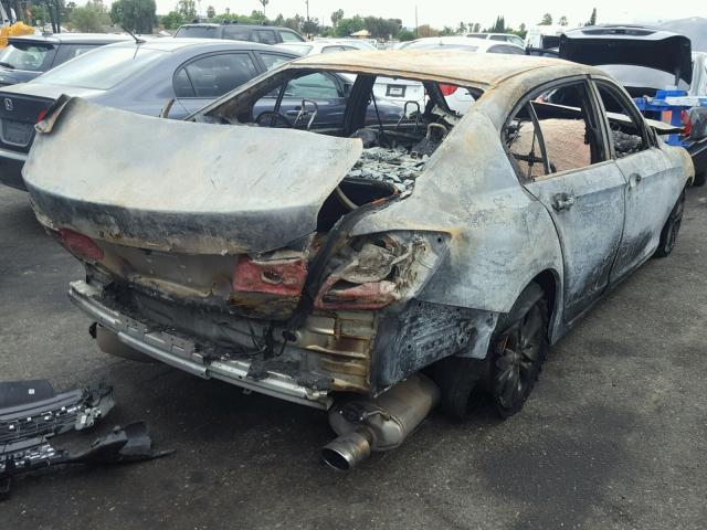 1HGCR2F35DA097309 - 2013 HONDA ACCORD LX BURN photo 4