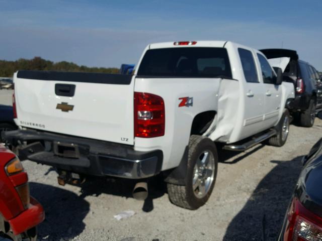 1GC1KYE89BF164939 - 2011 CHEVROLET SILVERADO WHITE photo 4