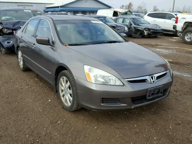 1HGCM66517A033067 - 2007 HONDA ACCORD EX GOLD photo 1