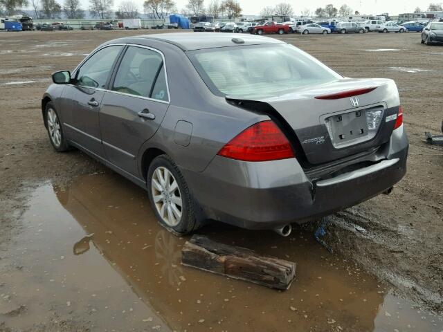 1HGCM66517A033067 - 2007 HONDA ACCORD EX GOLD photo 3